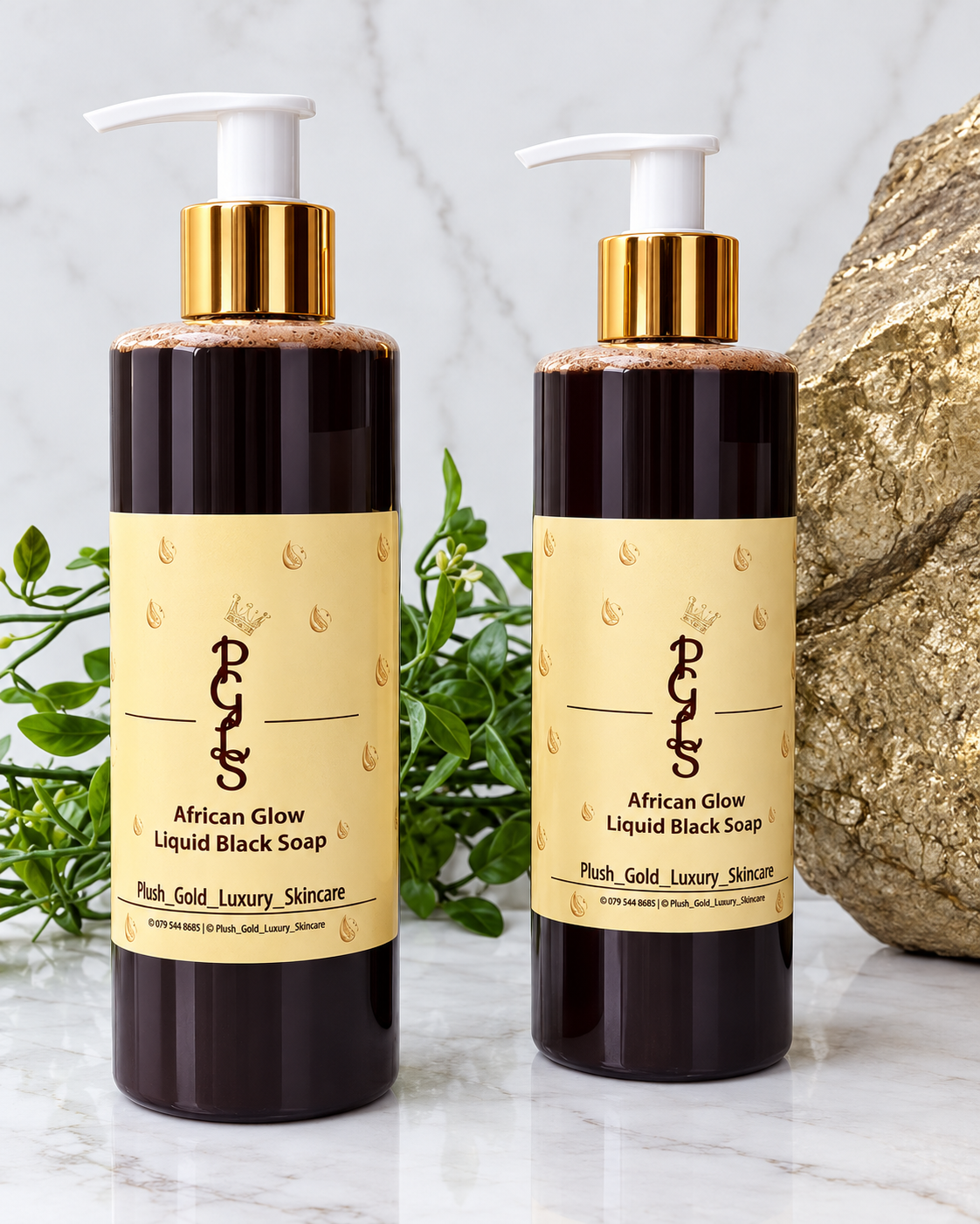 African Glow Liquid Black Soap