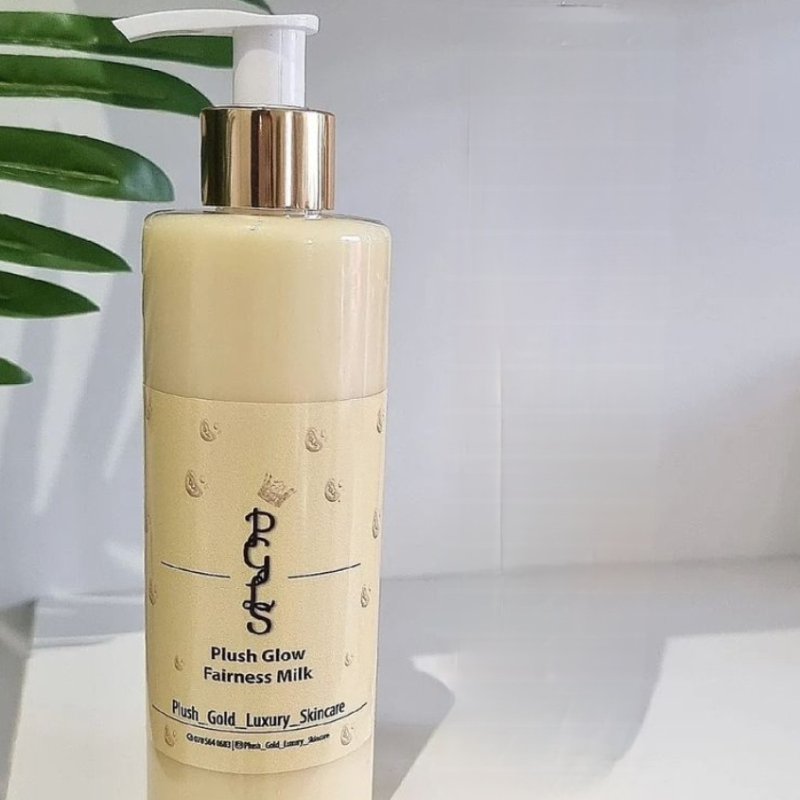 plush_gold_luxury_skincare Plush Glow Fairness Milk